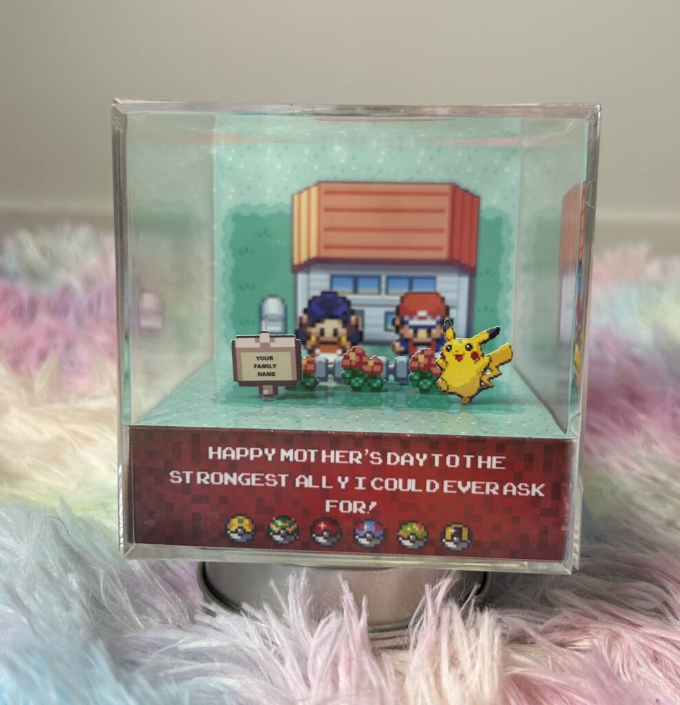 Pokemon diorama mothers day gift