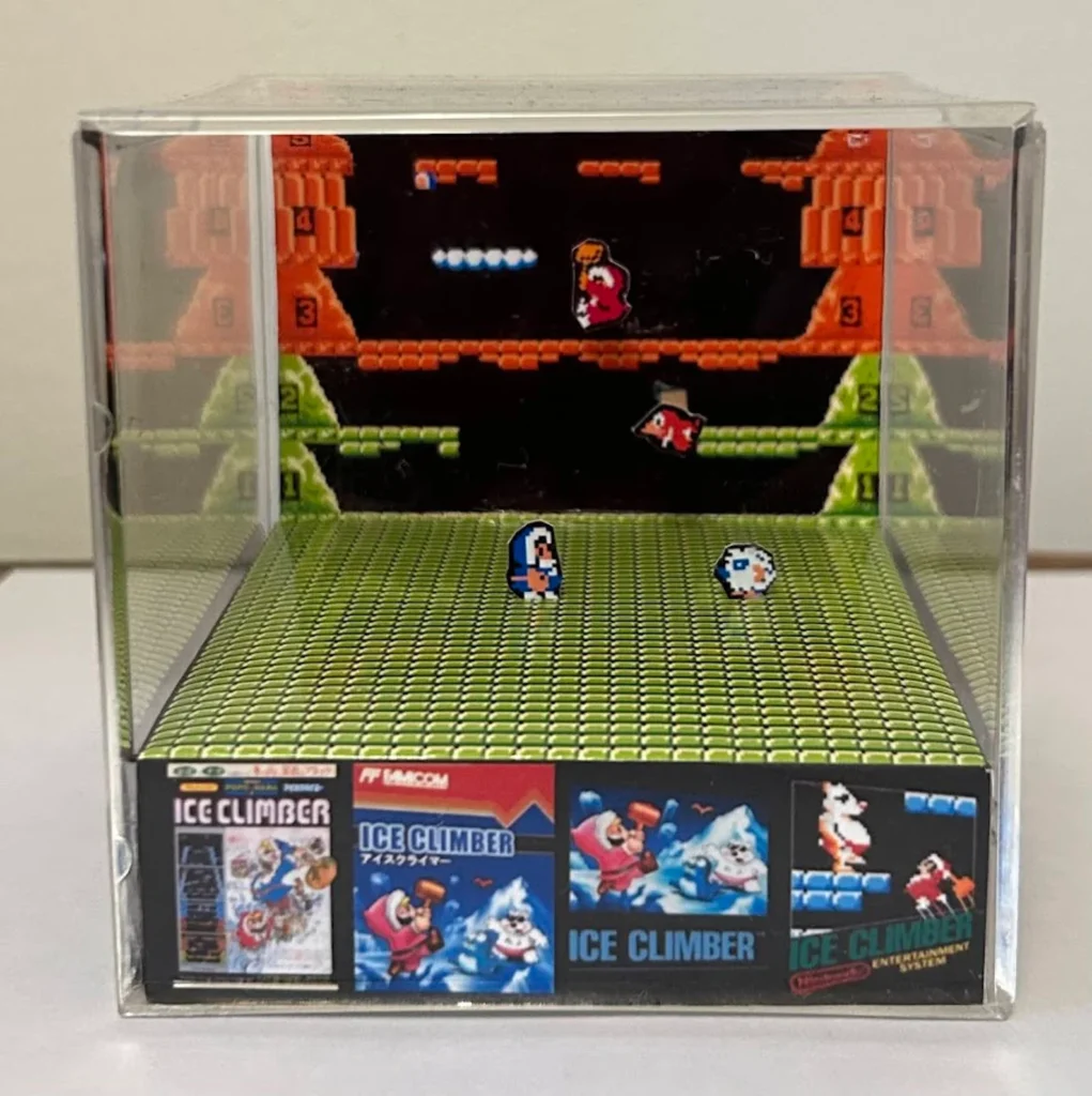 Ice Climber video game diorama